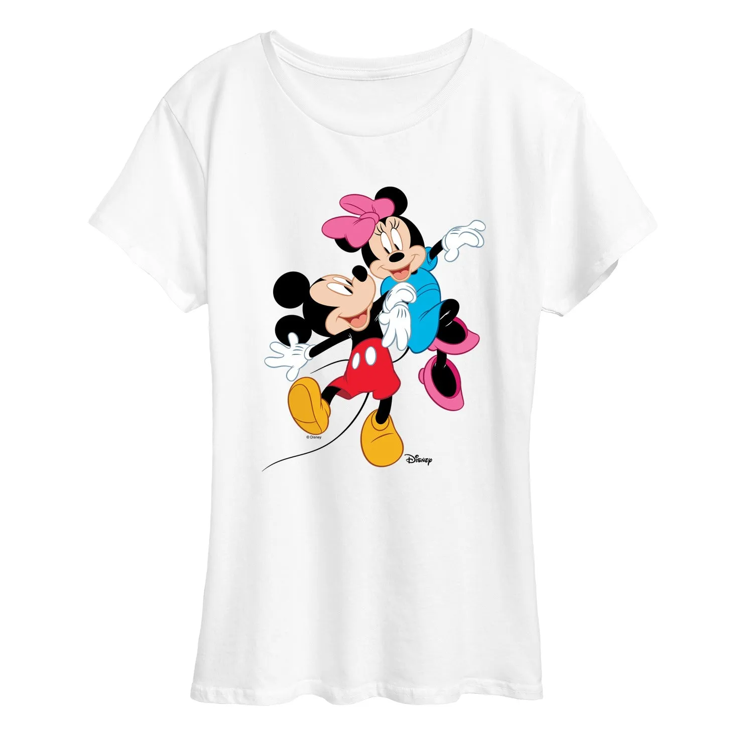 Disney - Mickey And Minnie - Women's Short Sleeve Graphic T-Shirt sold by Zulily product image thumbnail 5