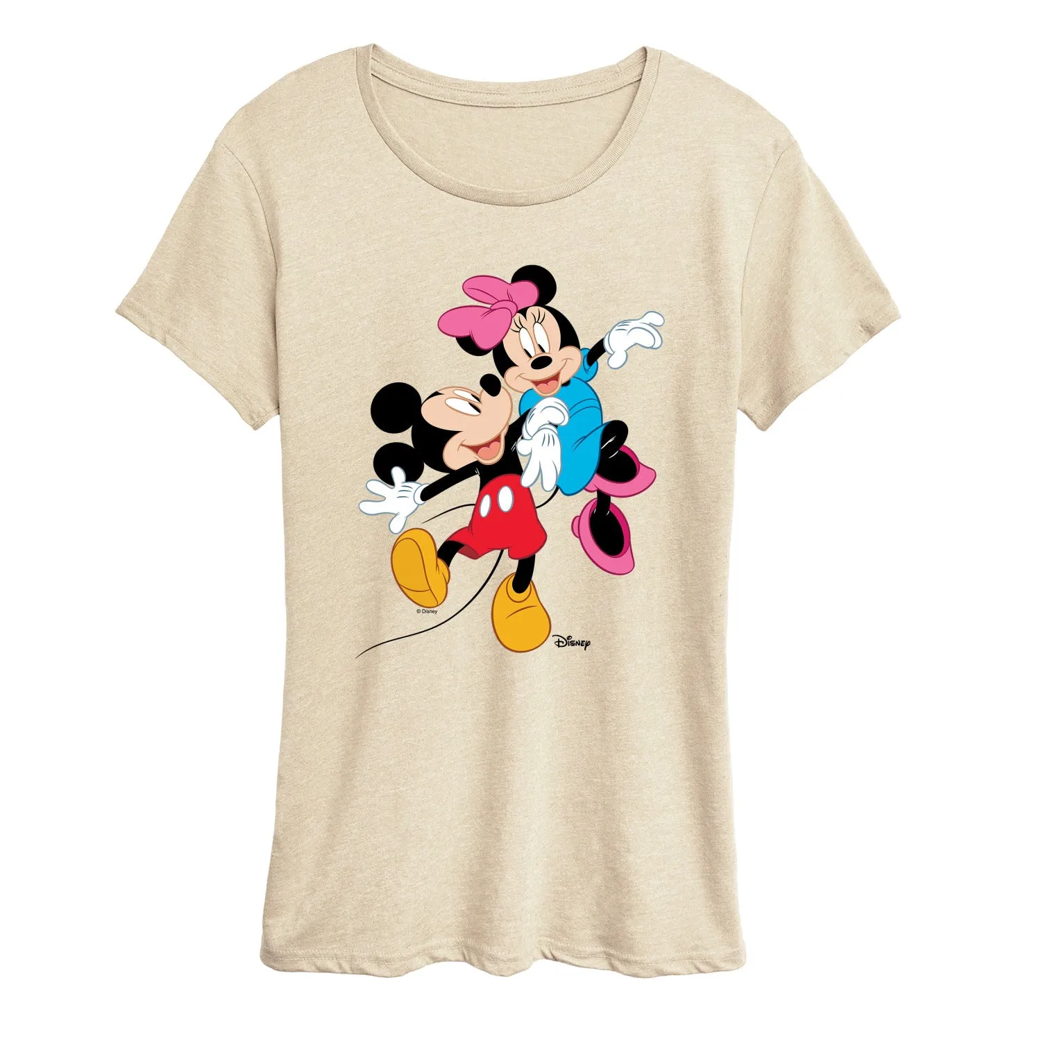 Disney - Mickey And Minnie - Women's Short Sleeve Graphic T-Shirt sold by Zulily product image thumbnail 2