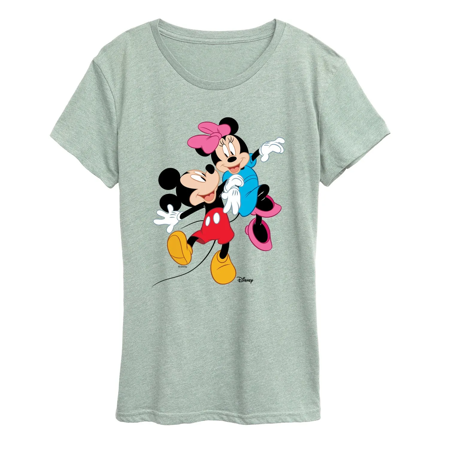 Disney - Mickey And Minnie - Women's Short Sleeve Graphic T-Shirt sold by Zulily product image thumbnail 4
