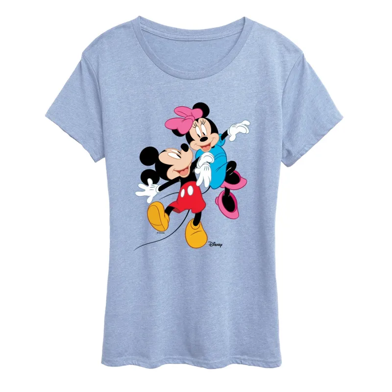 Disney - Mickey And Minnie - Women's Short Sleeve Graphic T-Shirt sold by Zulily