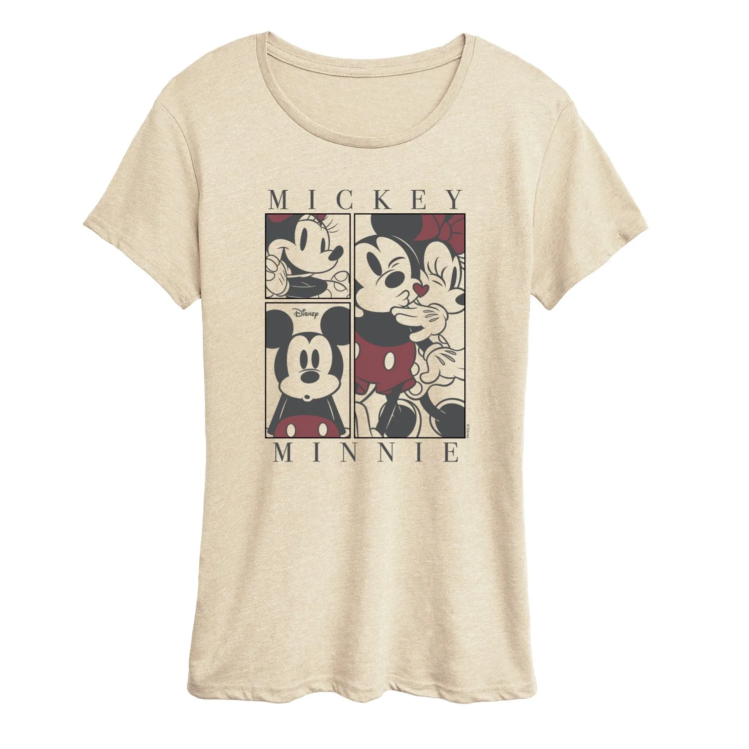 Disney - Minnie Mickey - Women's Short Sleeve Graphic T-Shirt sold by Zulily product image thumbnail 3