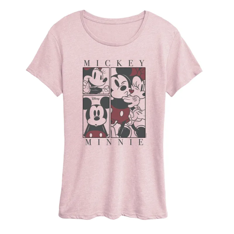 Disney - Minnie Mickey - Women's Short Sleeve Graphic T-Shirt sold by Zulily