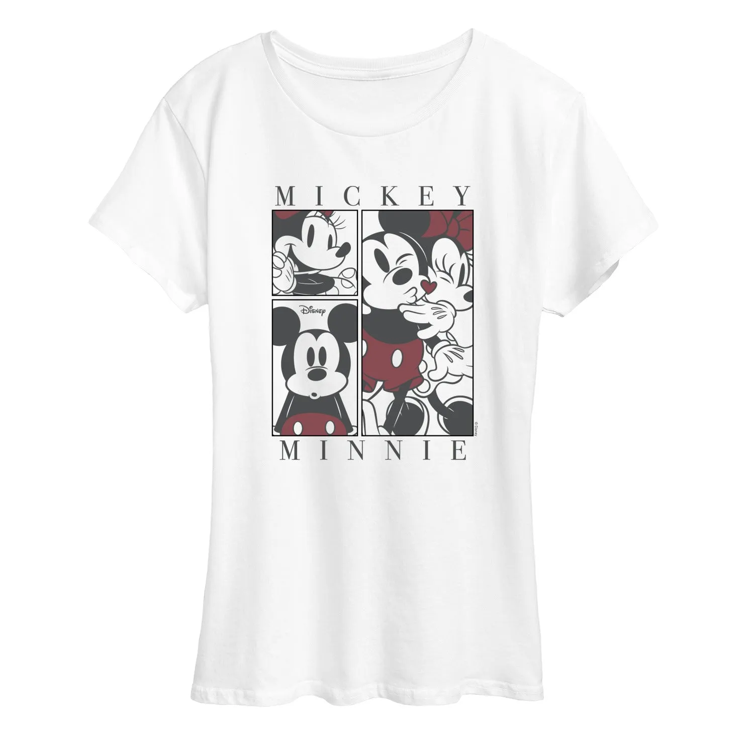 Disney - Minnie Mickey - Women's Short Sleeve Graphic T-Shirt sold by Zulily product image thumbnail 5