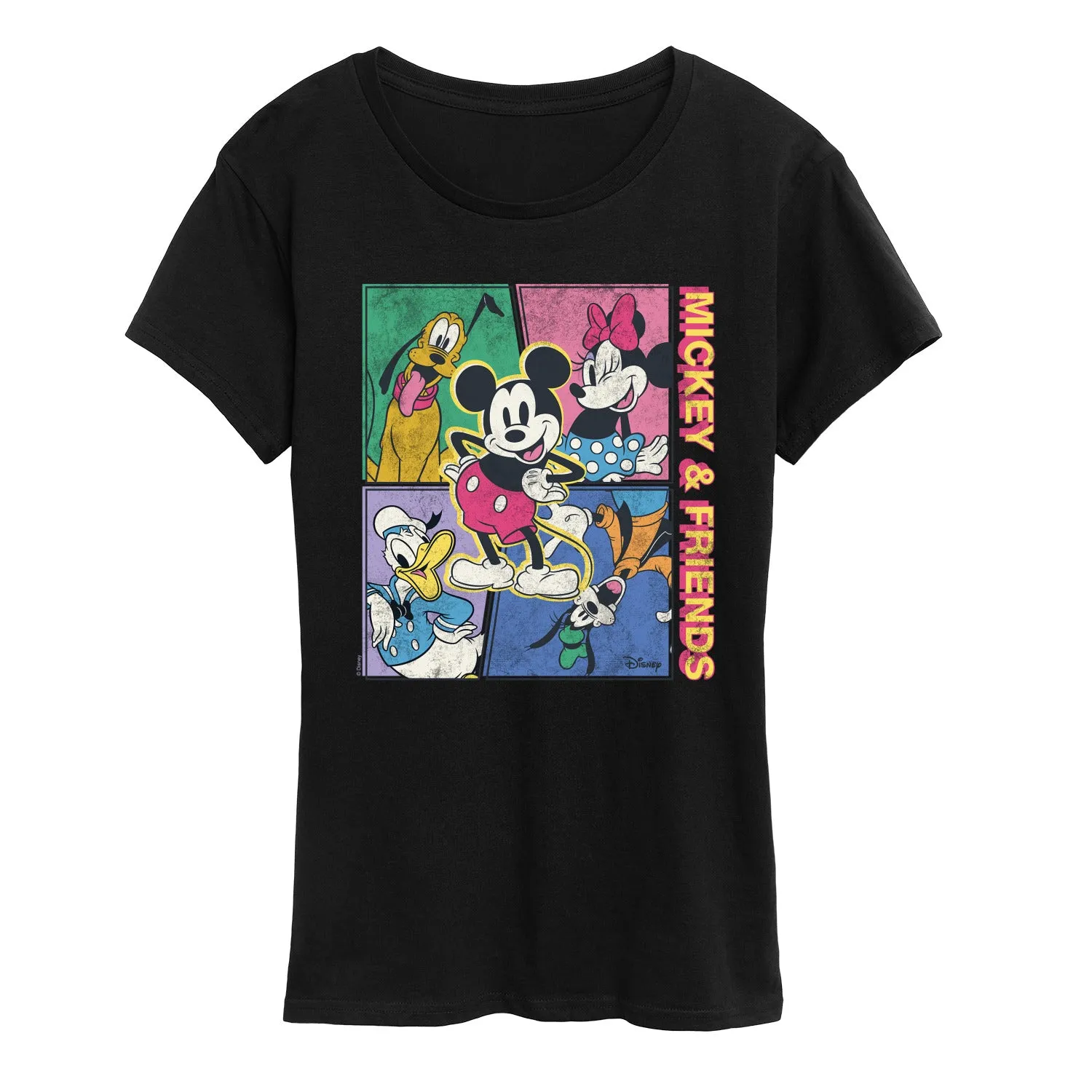 Disney - Mickey Friends Comic - Women's Short Sleeve Graphic T-Shirt sold by Zulily product image thumbnail 2