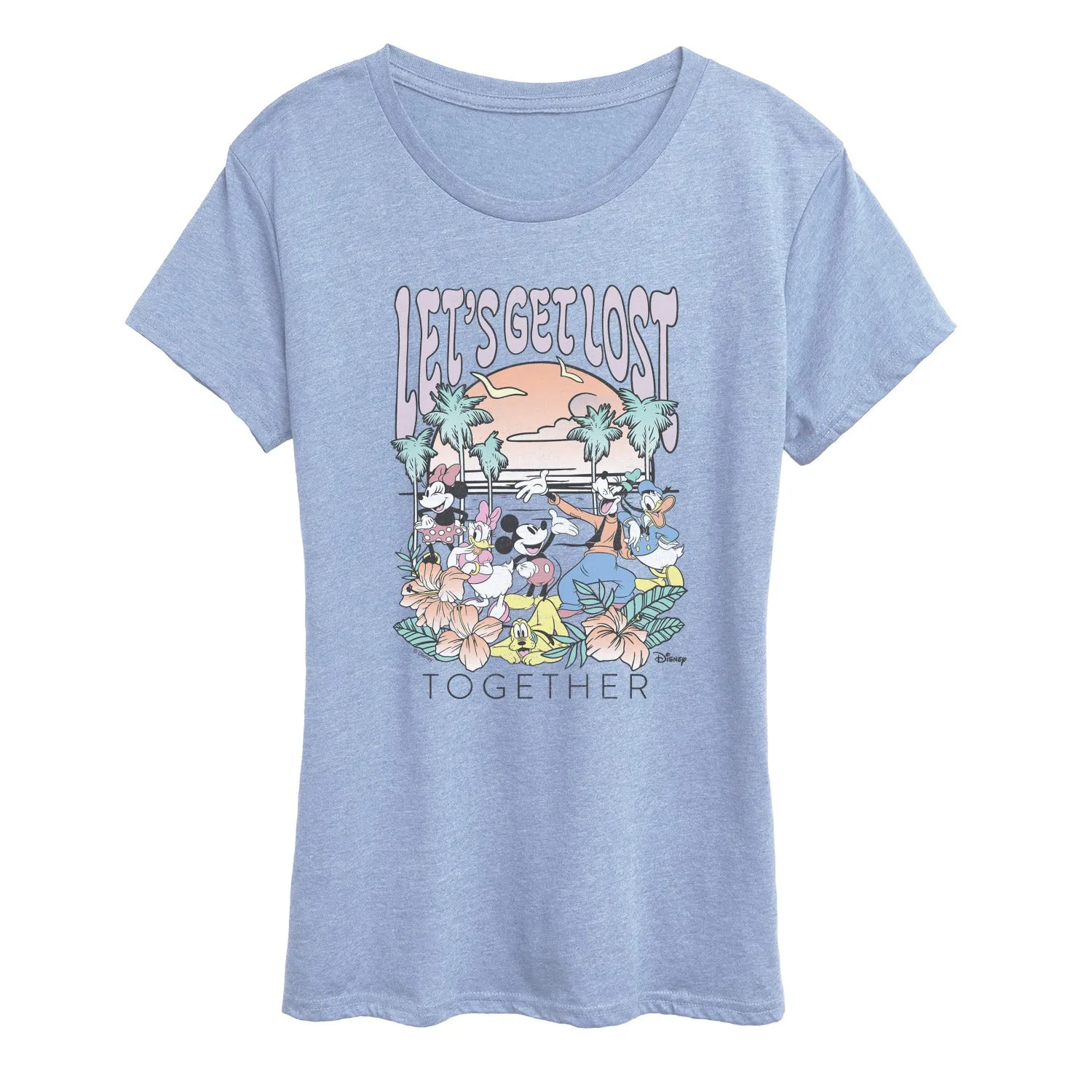 Disney - Lost Together - Women's Short Sleeve Graphic T-Shirt sold by Zulily
