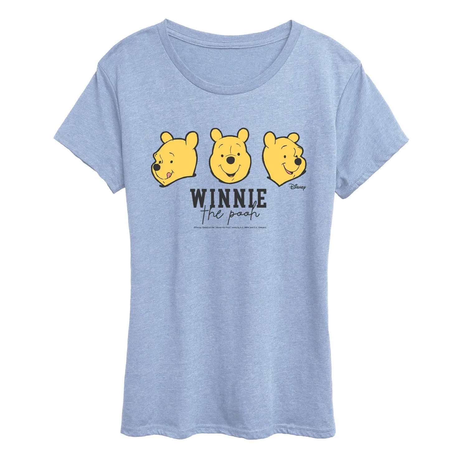 Winnie The Pooh - Pooh Faces - Women's Short Sleeve Graphic T-Shirt sold by Zulily product image thumbnail 3