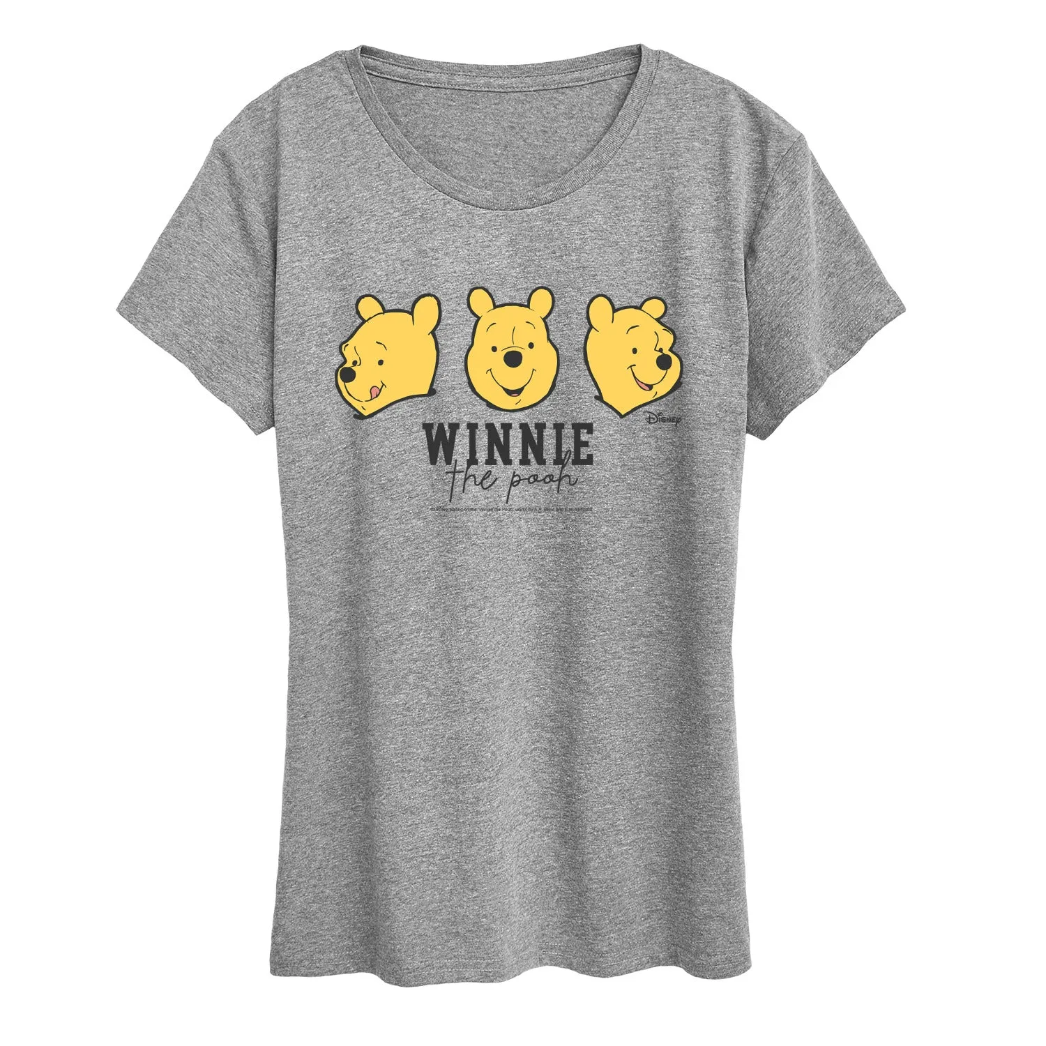 Winnie The Pooh - Pooh Faces - Women's Short Sleeve Graphic T-Shirt sold by Zulily product image thumbnail 4