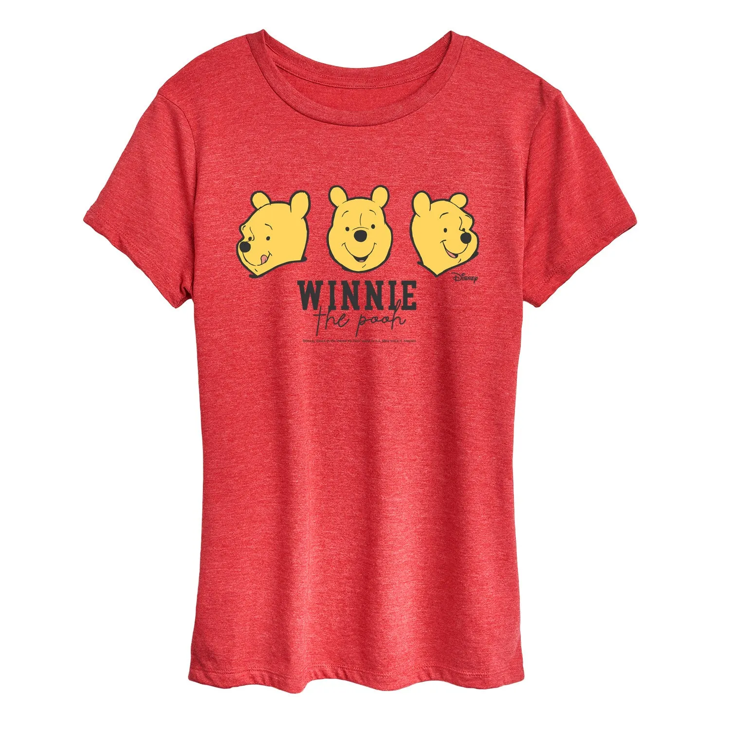 Winnie The Pooh - Pooh Faces - Women's Short Sleeve Graphic T-Shirt sold by Zulily product image thumbnail 5