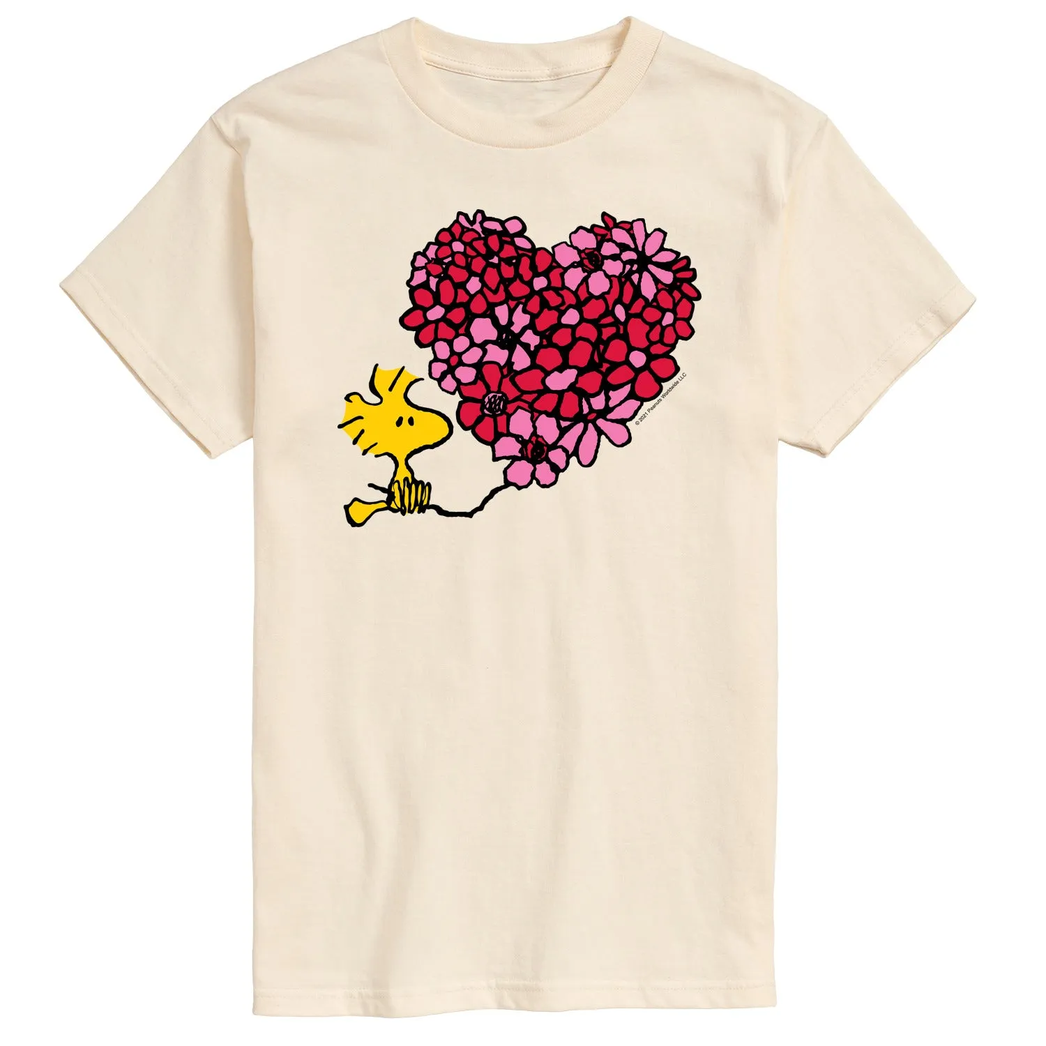 Peanuts - Flower Heart - Men's Short Sleeve Graphic T-Shirt sold by Zulily product image thumbnail 3