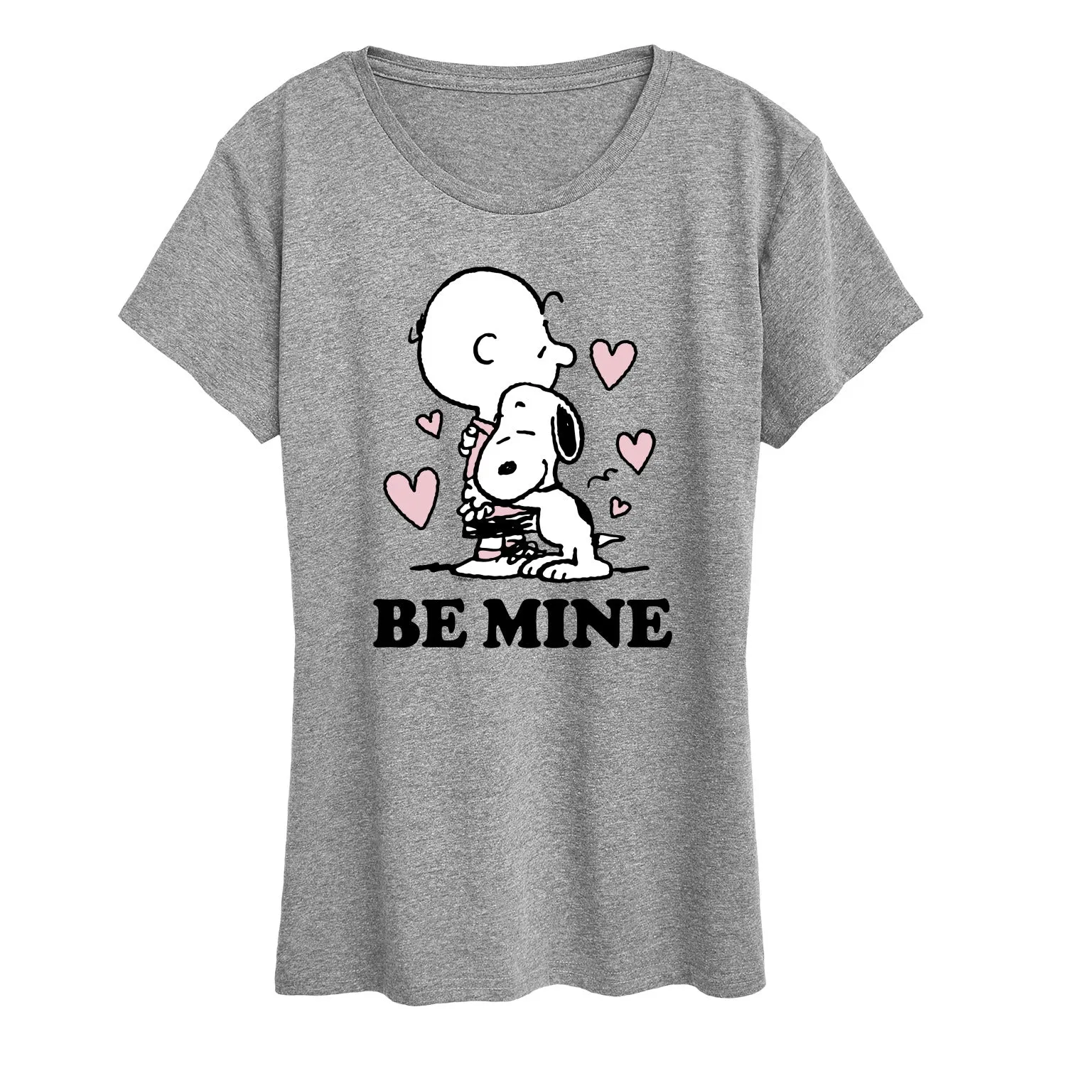 Peanuts - Be Mine - Women's Short Sleeve Graphic T-Shirt sold by Zulily