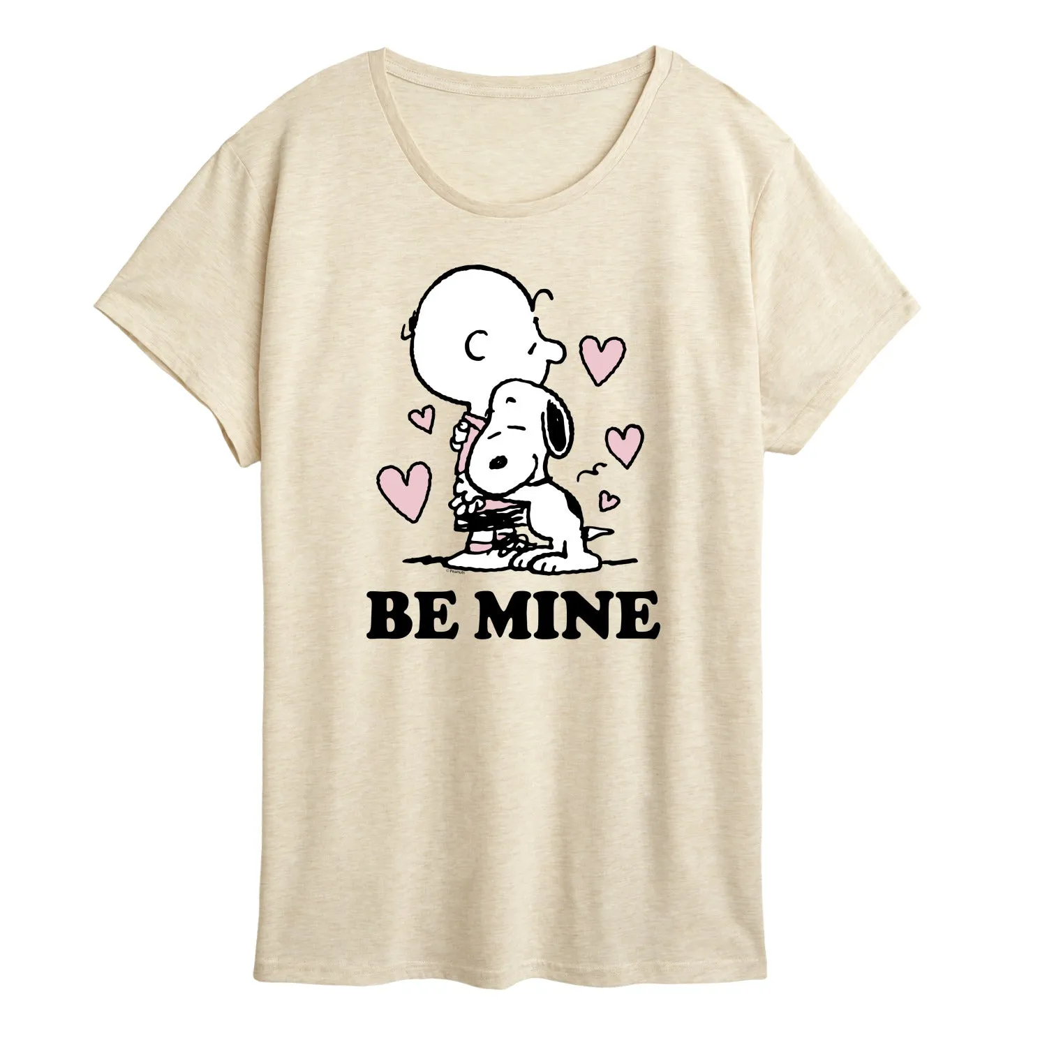 Peanuts - Be Mine - Women's Short Sleeve Graphic T-Shirt sold by Zulily product image thumbnail 2