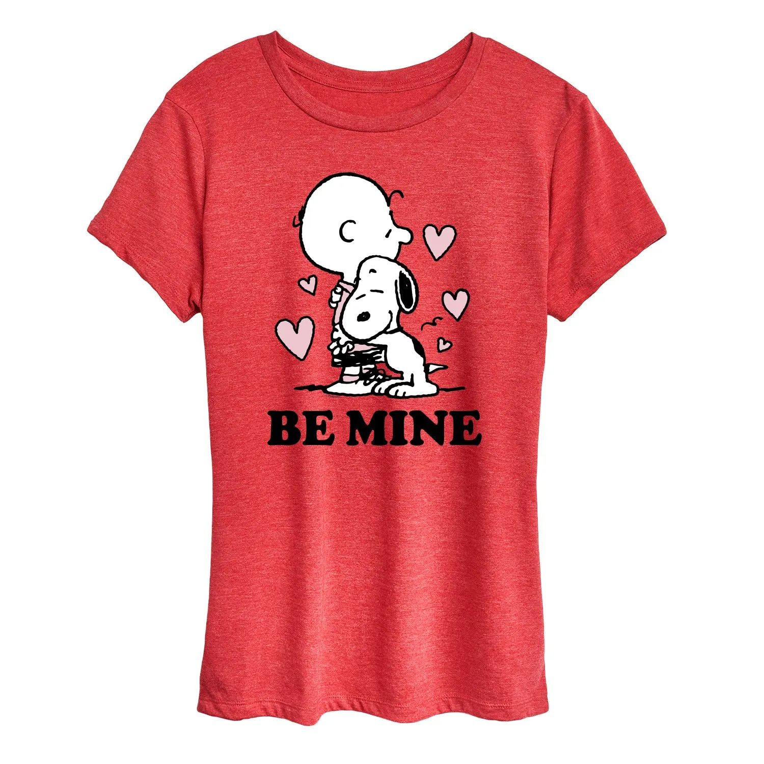 Peanuts - Be Mine - Women's Short Sleeve Graphic T-Shirt sold by Zulily product image thumbnail 3