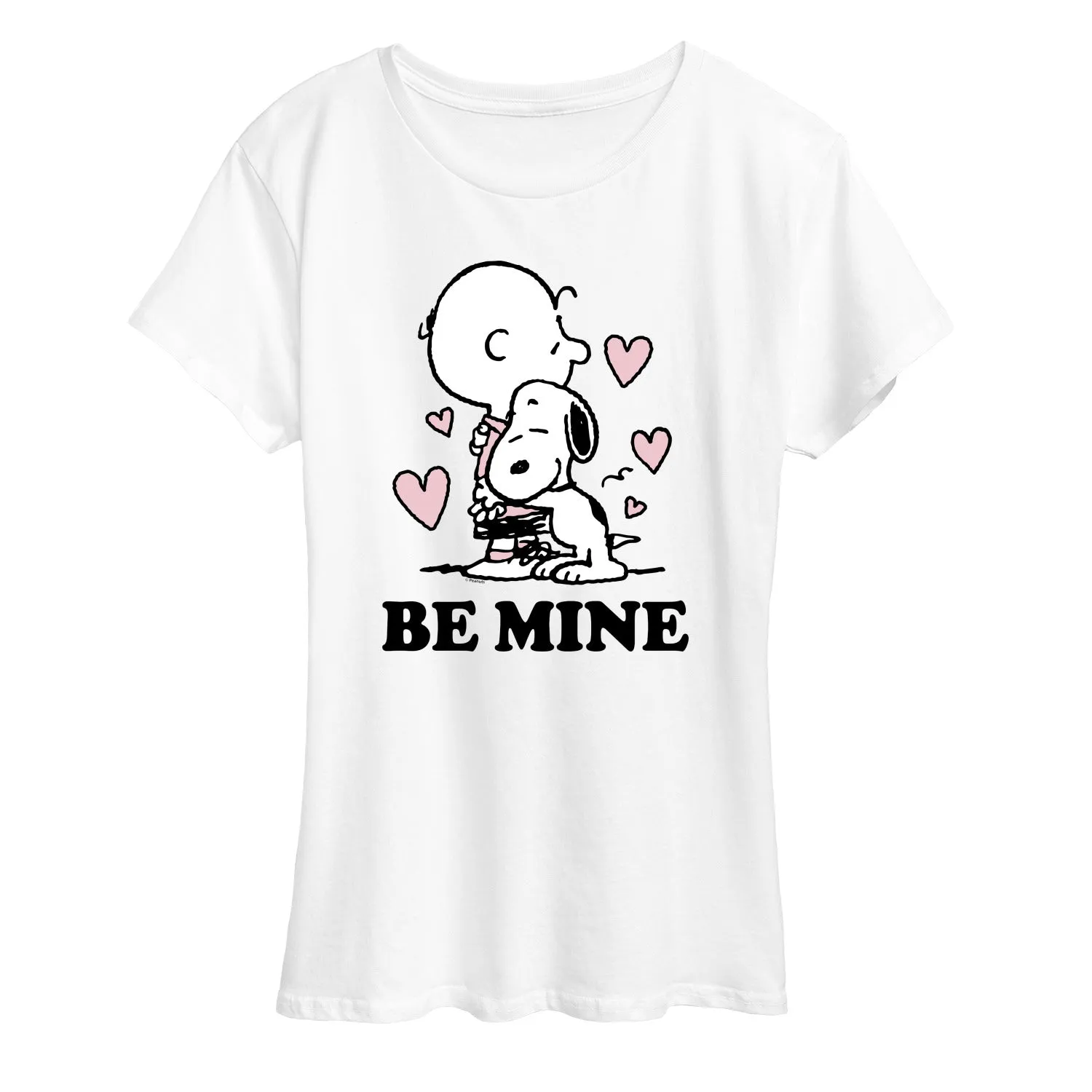 Peanuts - Be Mine - Women's Short Sleeve Graphic T-Shirt sold by Zulily product image thumbnail 4