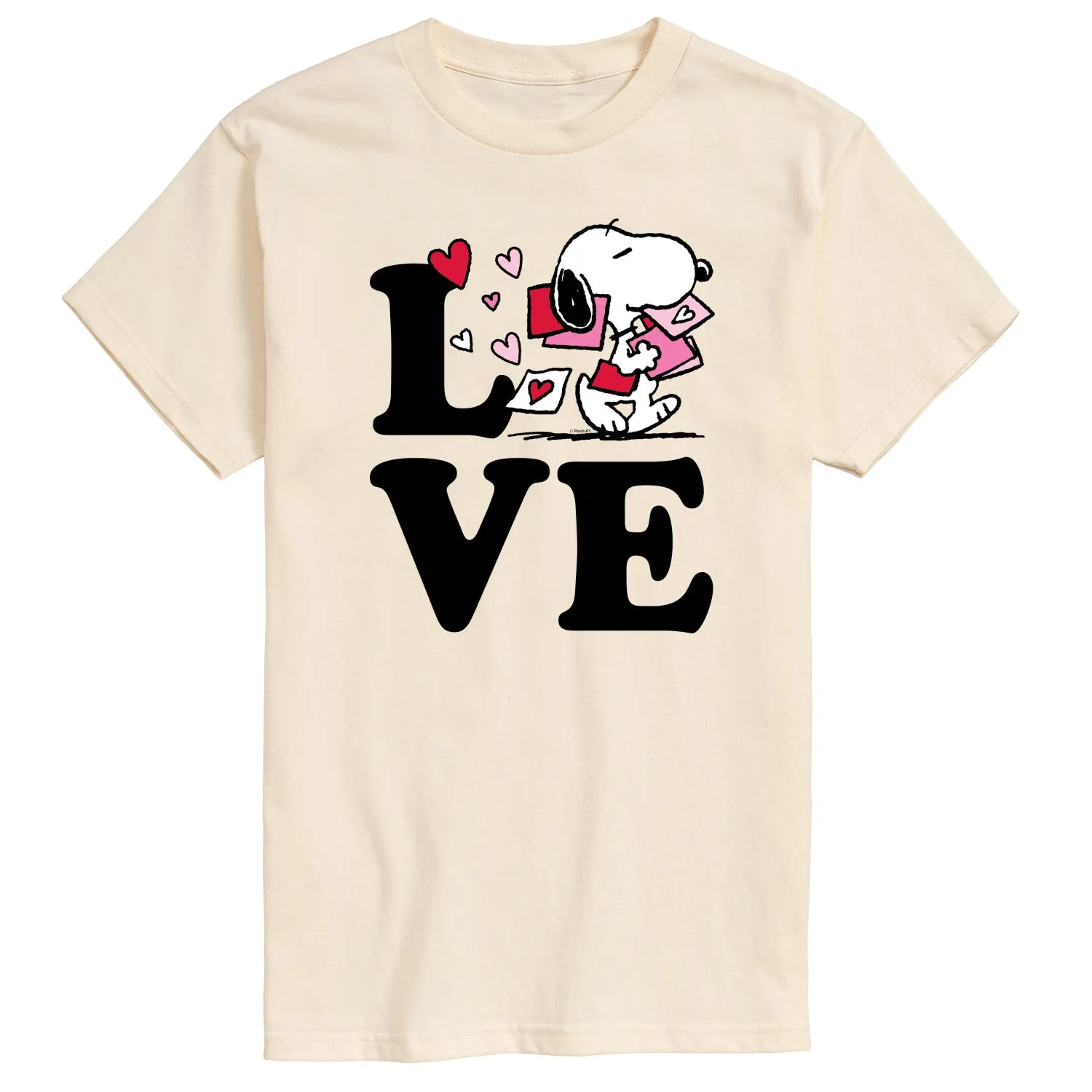 Peanuts - Love Snoopy - Men's Short Sleeve Graphic T-Shirt sold by Zulily product image thumbnail 3