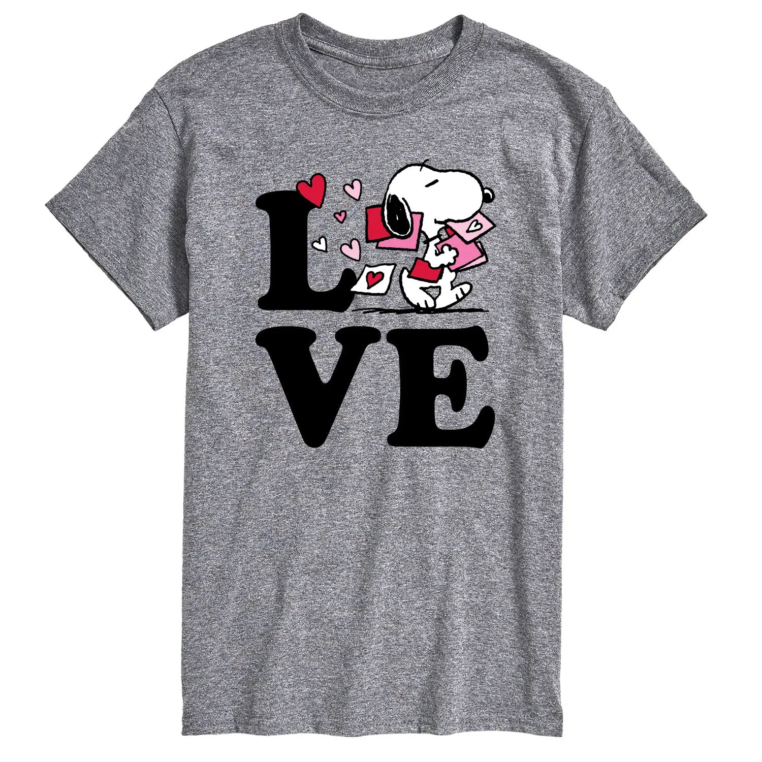 Peanuts - Love Snoopy - Men's Short Sleeve Graphic T-Shirt sold by Zulily product image thumbnail 2