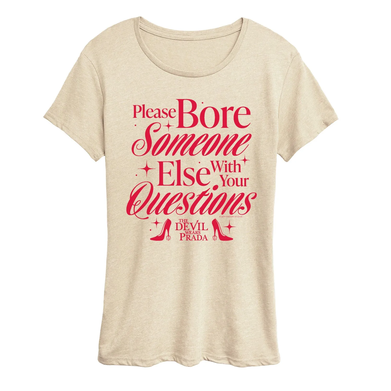 The Devil Wears Prada - Please Bore Someone Else - Women's Short Sleeve Graphic T-Shirt sold by Zulily product image thumbnail 2