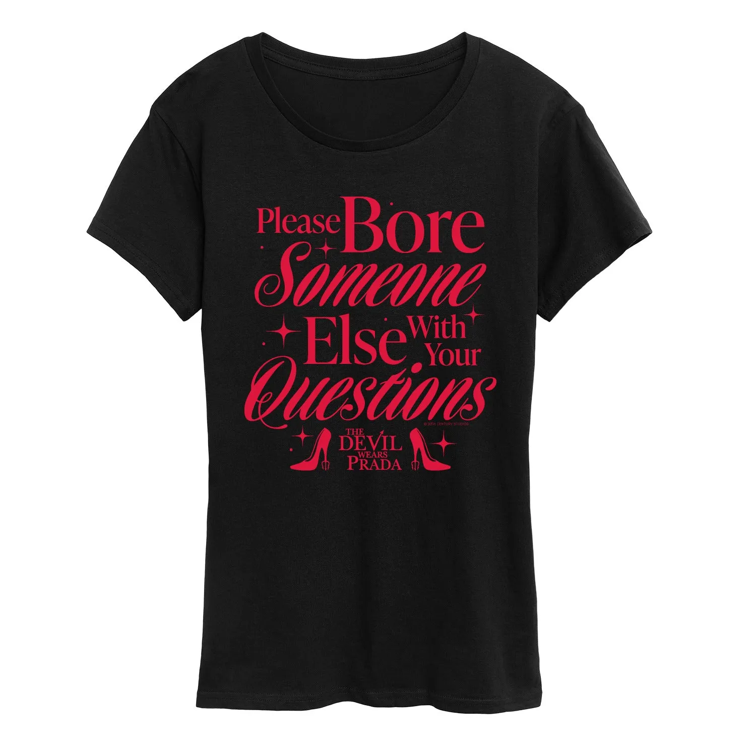 The Devil Wears Prada - Please Bore Someone Else - Women's Short Sleeve Graphic T-Shirt sold by Zulily product image thumbnail 3