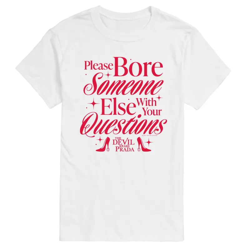 The Devil Wears Prada - Please Bore Someone Else - Men's Short Sleeve Graphic T-Shirt sold by Zulily