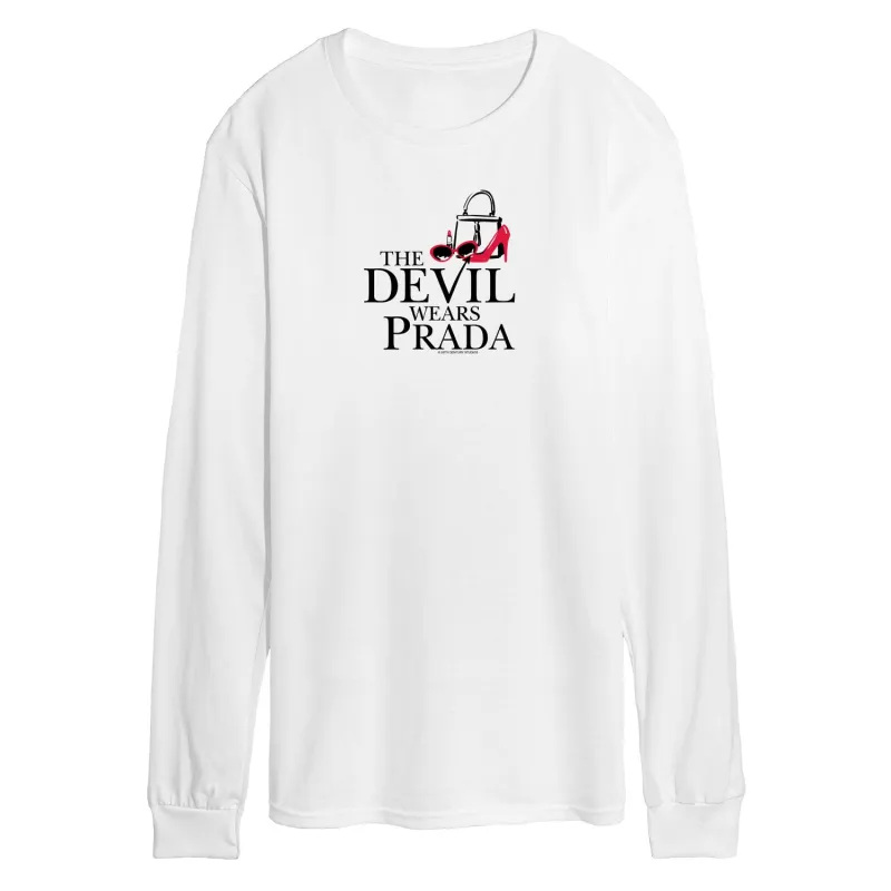 The Devil Wears Prada - Logo Icons - Men's Long Sleeve Graphic T-Shirt made by Zulily