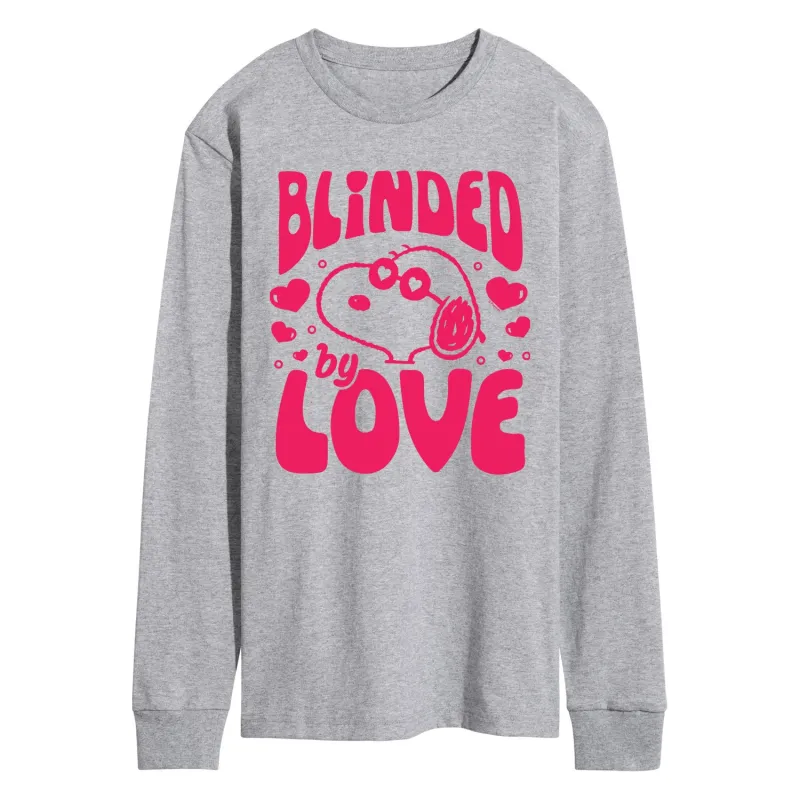 Peanuts - Cool Joe Blinded By Love - Men's Long Sleeve Graphic T-Shirt sold by Zulily