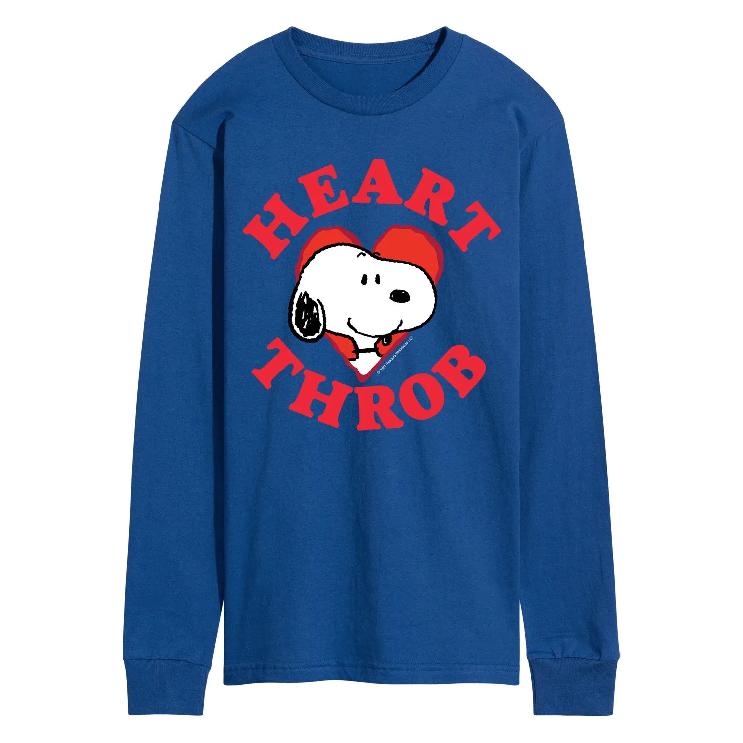 Peanuts - Snoopy Heart Throb - Men's Long Sleeve Graphic T-Shirt sold by Zulily product image thumbnail 4