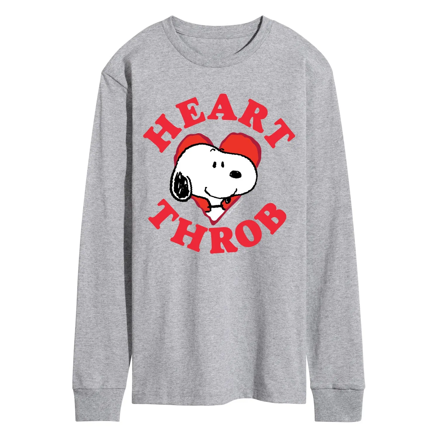 Peanuts - Snoopy Heart Throb - Men's Long Sleeve Graphic T-Shirt sold by Zulily