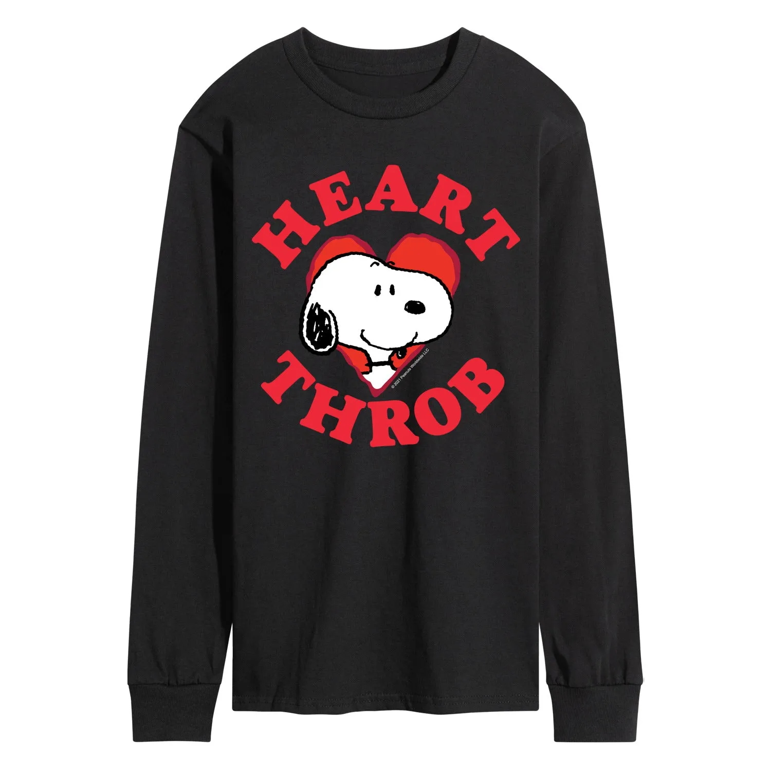 Peanuts - Snoopy Heart Throb - Men's Long Sleeve Graphic T-Shirt sold by Zulily product image thumbnail 2