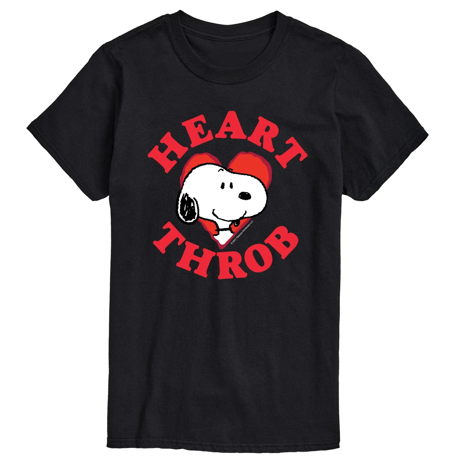 Peanuts - Snoopy Heart Throb - Men's Short Sleeve Graphic T-Shirt sold by Zulily product image thumbnail 2