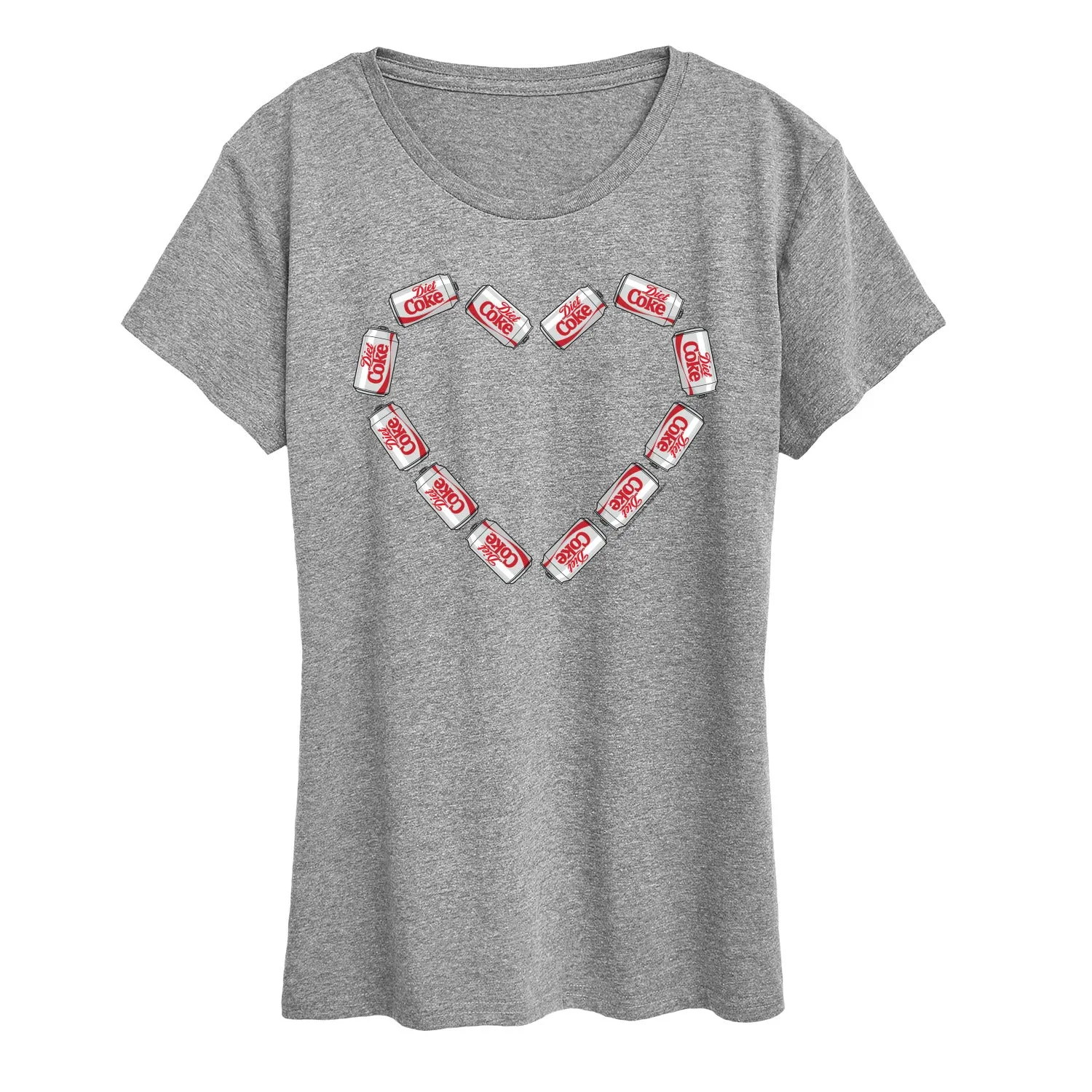 Diet Coke - Can Heart - Women's Short Sleeve Graphic T-Shirt sold by Zulily product image thumbnail 2