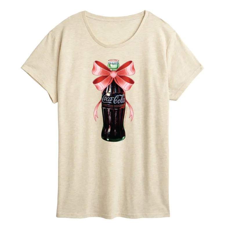 Coca-Cola - Vintage Coquette Coke Bottle - Ladies Short Sleeve Graphic T-Shirt sold by Zulily