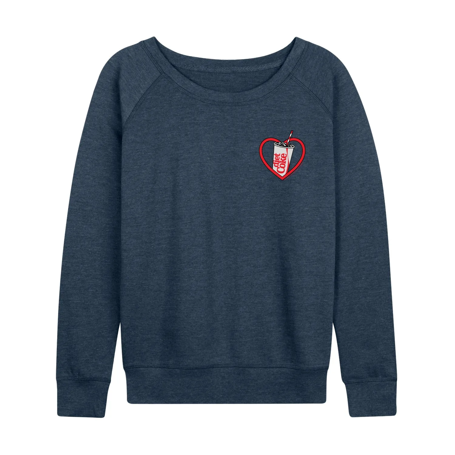 Diet Coke - Heart - Women's French Terry Long Sleeve Pullover sold by Zulily product image thumbnail 3