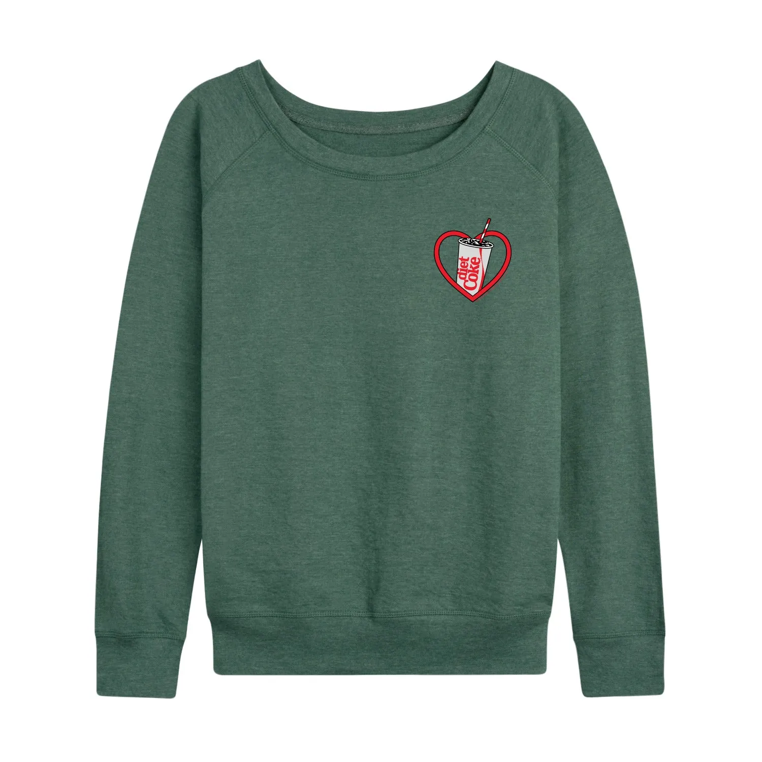 Diet Coke - Heart - Women's French Terry Long Sleeve Pullover sold by Zulily