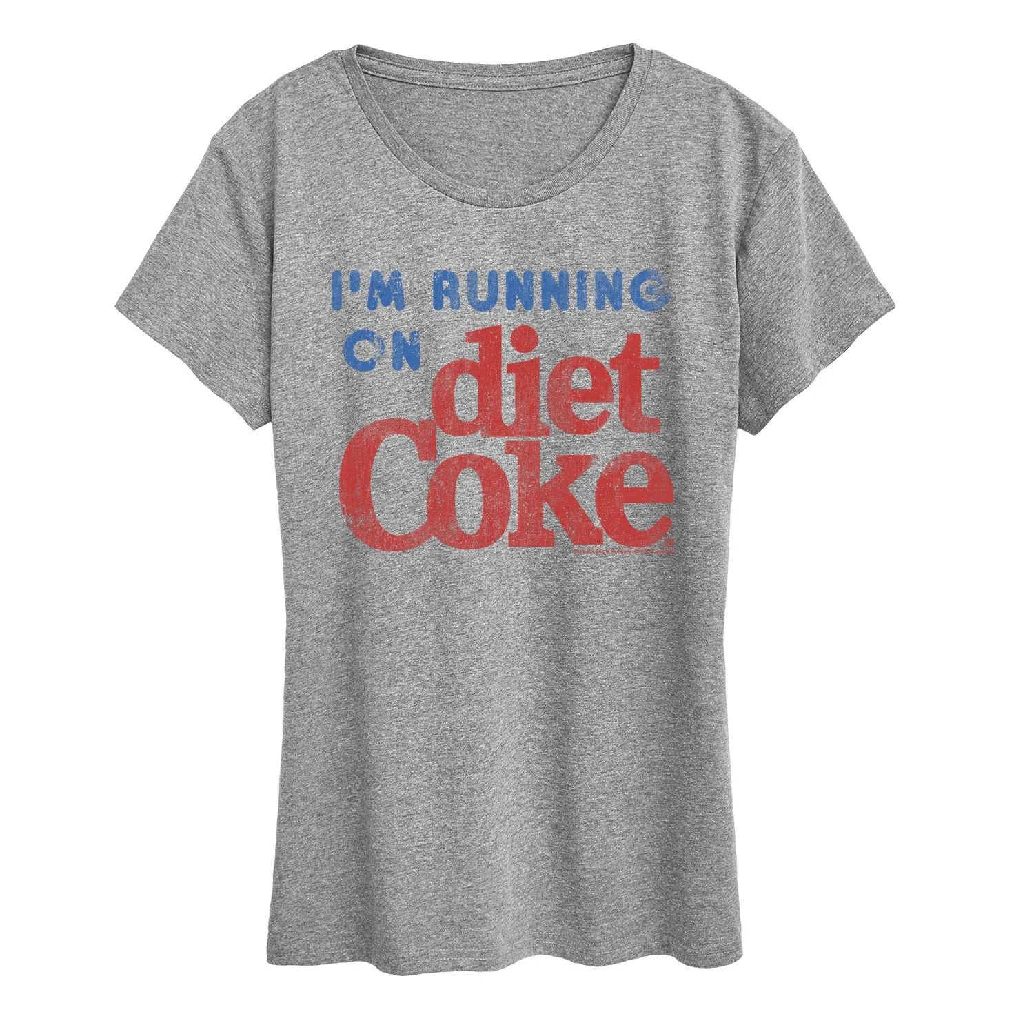 Diet Coke - I'm Running on Diet Coke - Women's Short Sleeve Graphic T-Shirt sold by Zulily product image thumbnail 3
