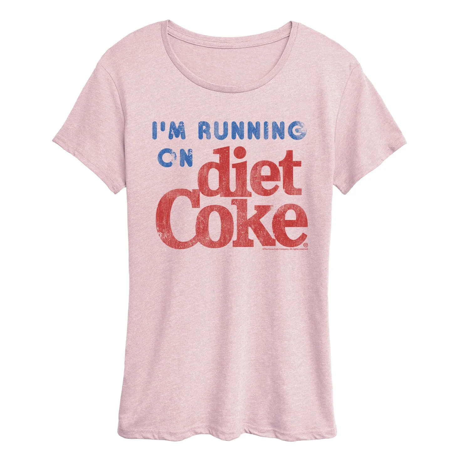 Diet Coke - I'm Running on Diet Coke - Women's Short Sleeve Graphic T-Shirt sold by Zulily product image thumbnail 4