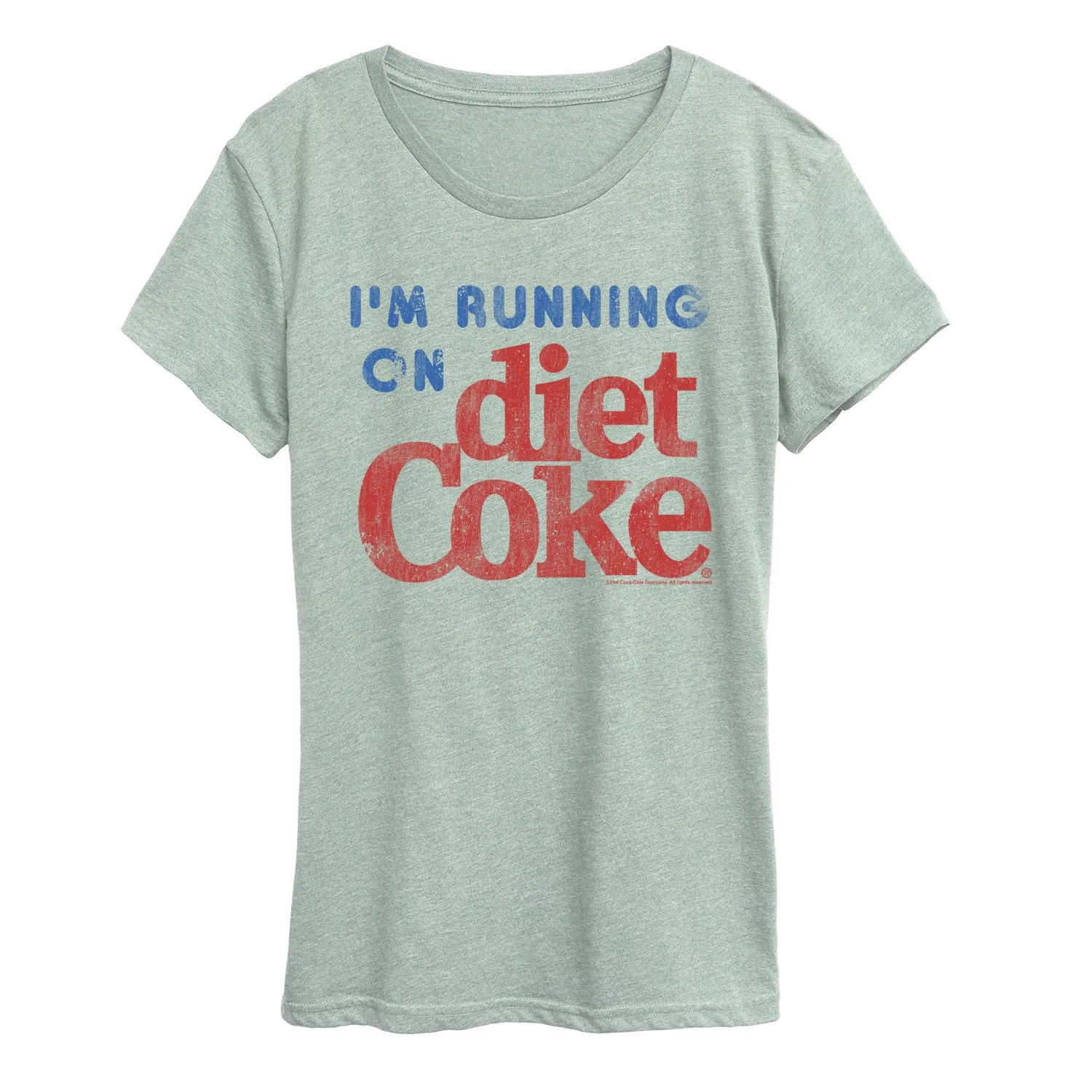 Diet Coke - I'm Running on Diet Coke - Women's Short Sleeve Graphic T-Shirt sold by Zulily product image thumbnail 5