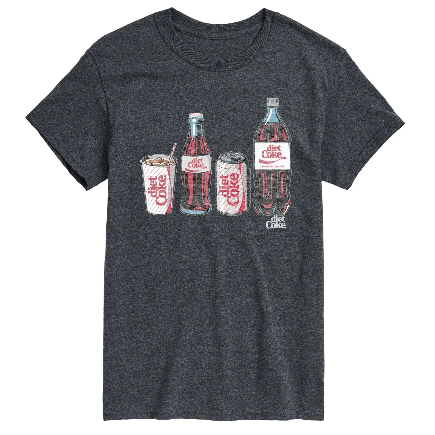 Diet Coke - Bottles and Cans - Men's Short Sleeve Graphic T-Shirt sold by Zulily product image thumbnail 4