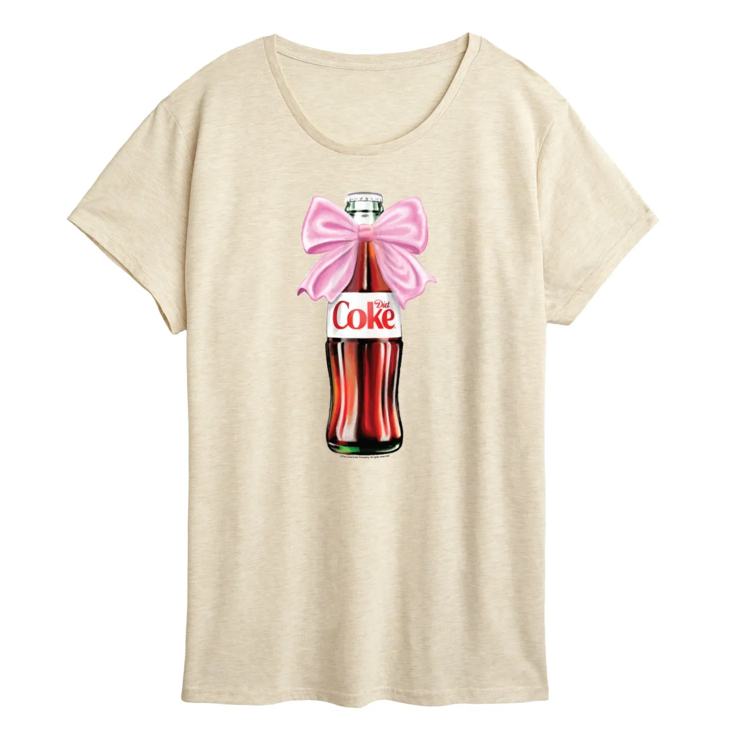 Diet Coke - Bottle Bow - Women's Short Sleeve Graphic T-Shirt sold by Zulily product image thumbnail 2