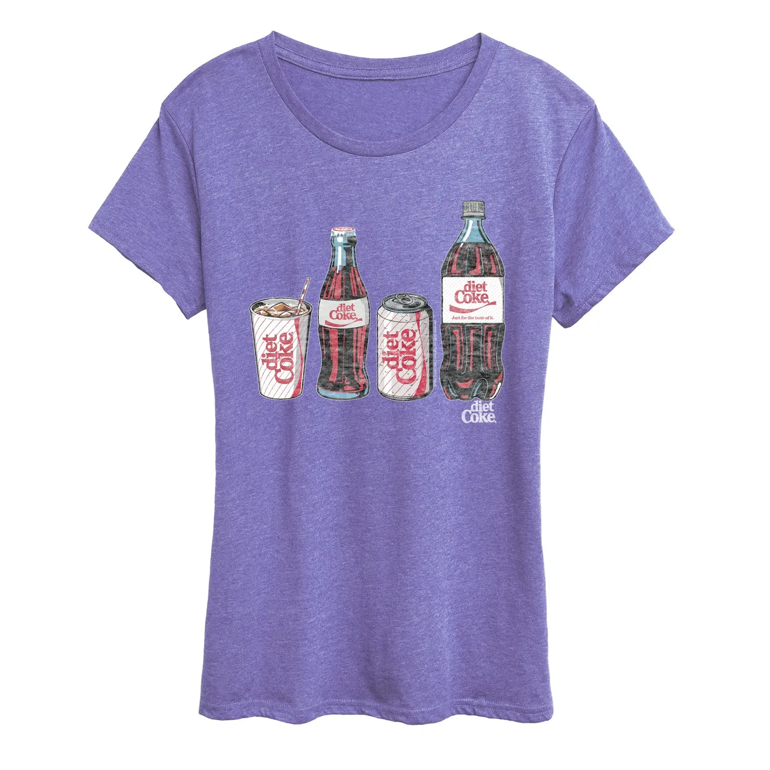 Diet Coke - Bottles and Cans - Women's Short Sleeve Graphic T-Shirt sold by Zulily product image thumbnail 5