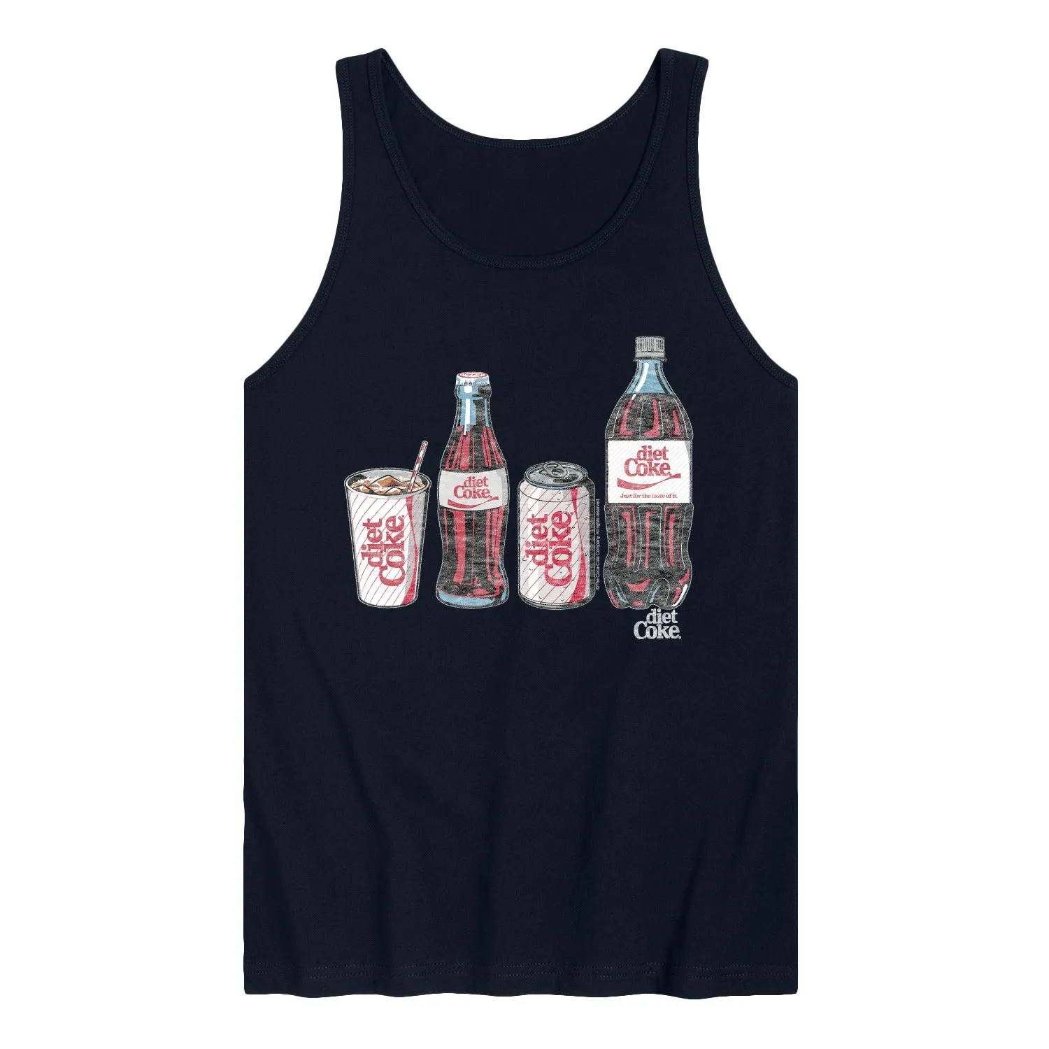 Diet Coke - Bottles and Cans - Men's Sleeveless Graphic Tank sold by Zulily product image thumbnail 3