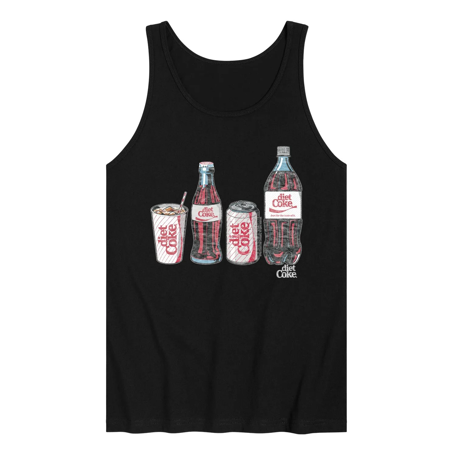 Diet Coke - Bottles and Cans - Men's Sleeveless Graphic Tank sold by Zulily product image thumbnail 2