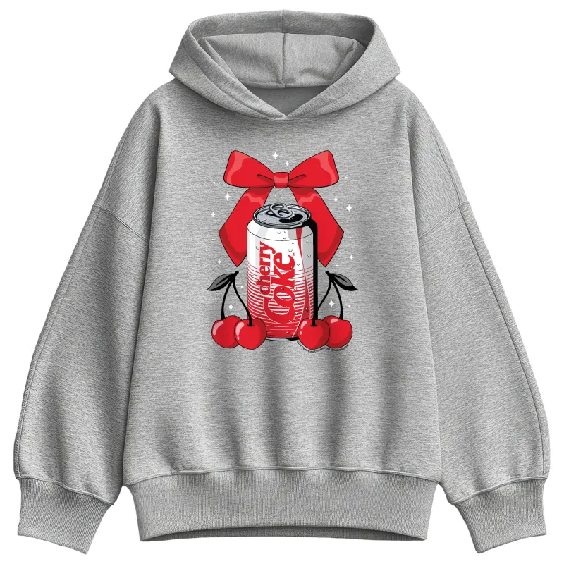 Coca-Cola - Coquette Cherry Coke - Ladies Oversized Fleece Hoodie Sweatshirt sold by Zulily