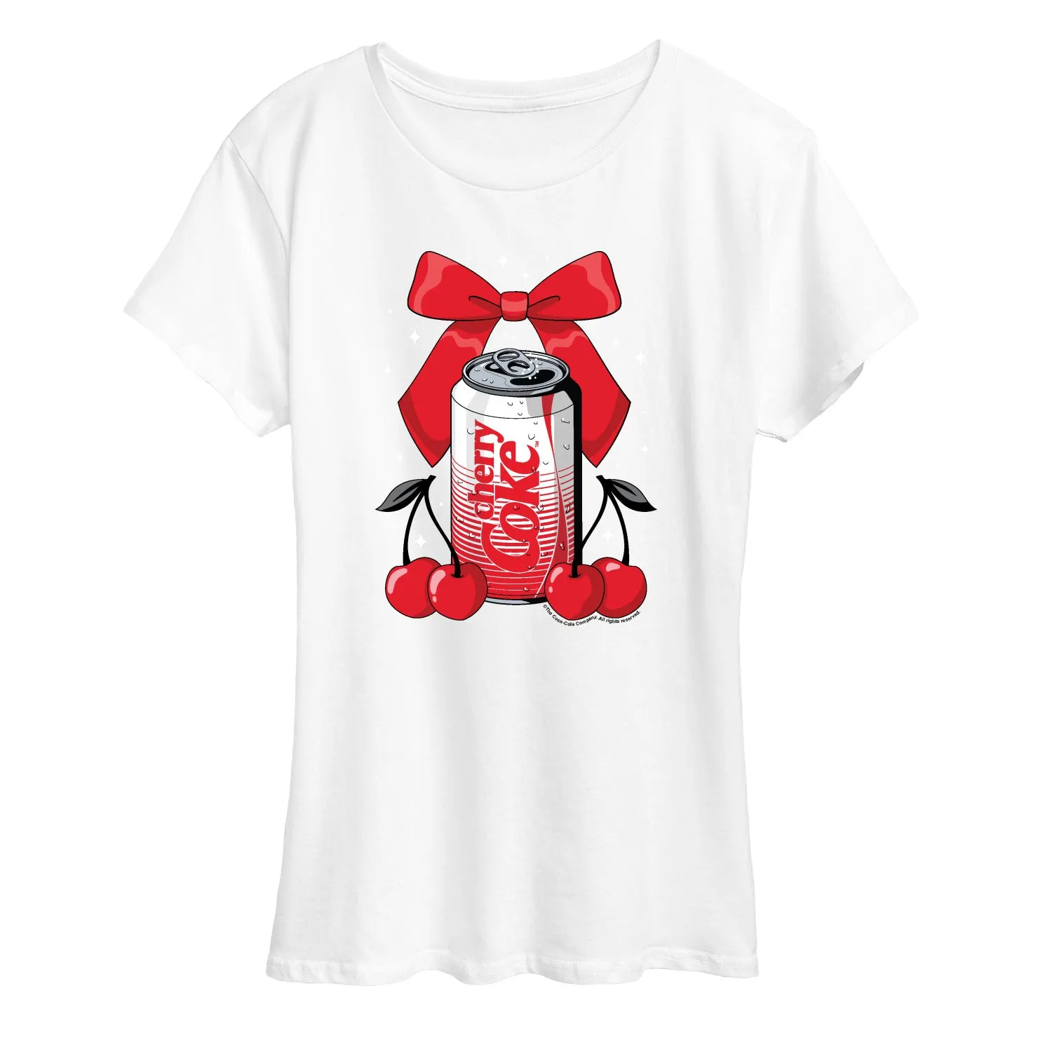 Cherry Coke - Coquette Cherry Coke - Women's Short Sleeve Graphic T-Shirt sold by Zulily product image thumbnail 3