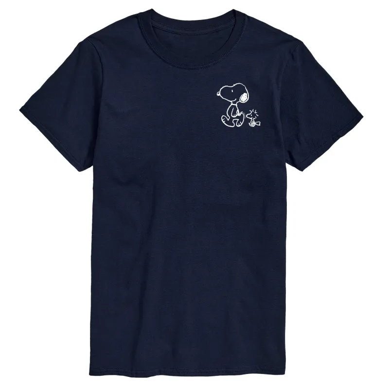 Peanuts - Snoopy Woodstock Walk - Men's Short Sleeve Graphic T-Shirt sold by Zulily