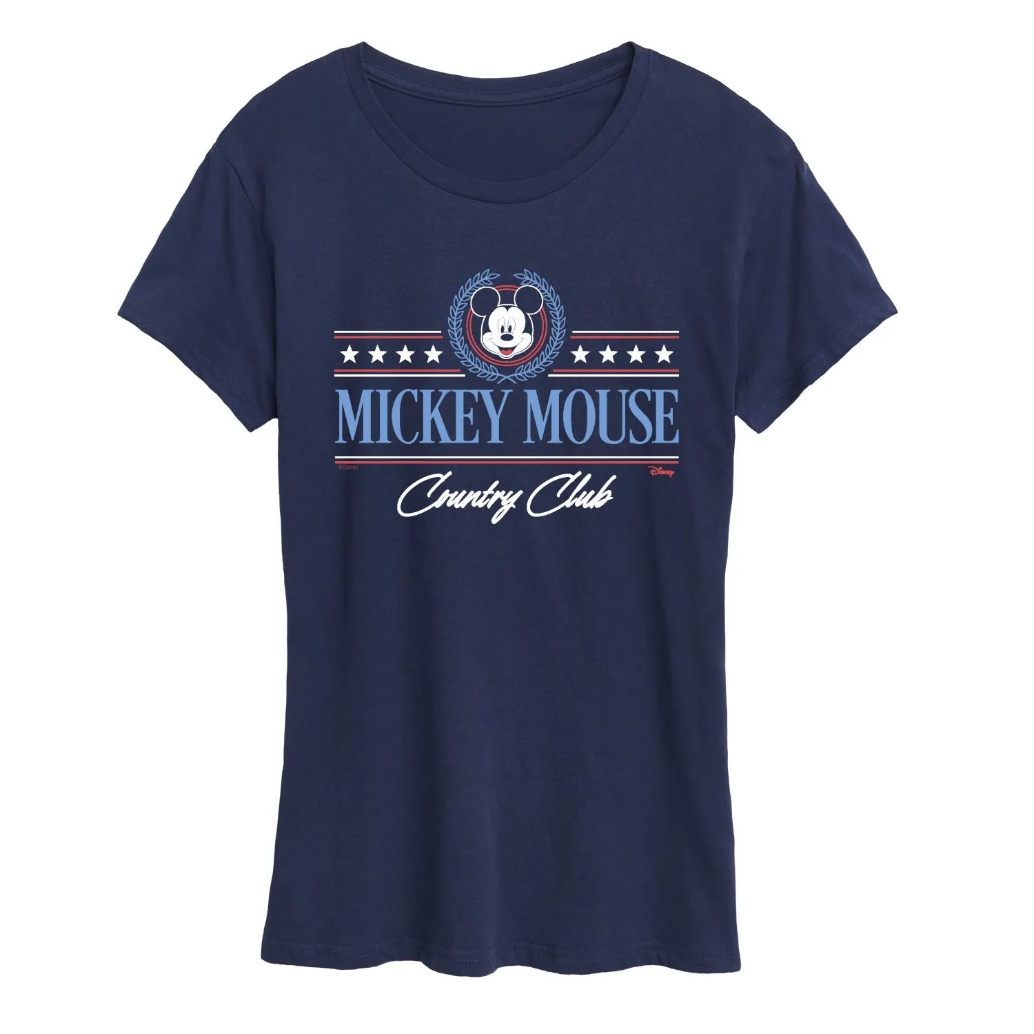 Disney - Mickey Mouse Country Club - Women's Short Sleeve Graphic T-Shirt sold by Zulily