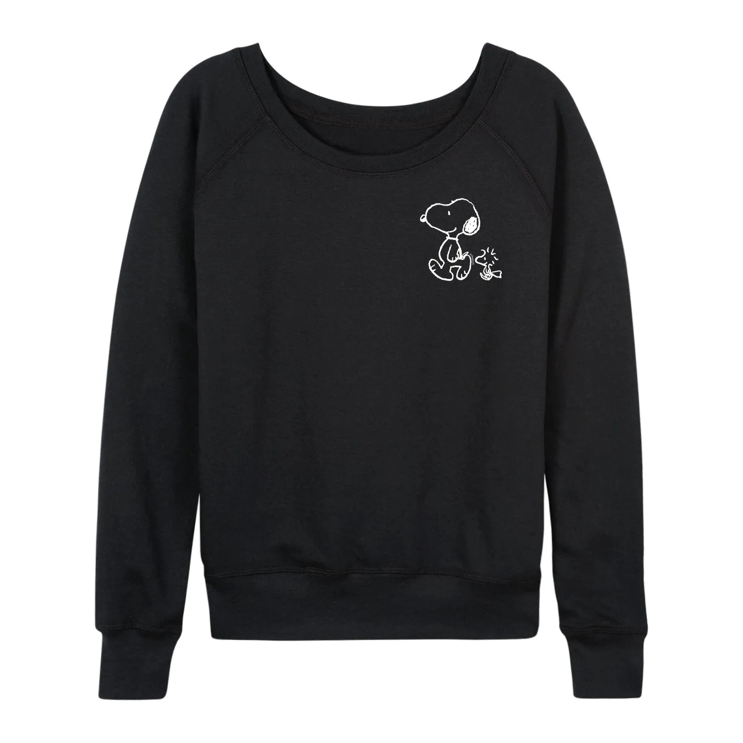 Peanuts - Snoopy Woodstock Walk - Women's French Terry Long Sleeve Pullover sold by Zulily product image thumbnail 2