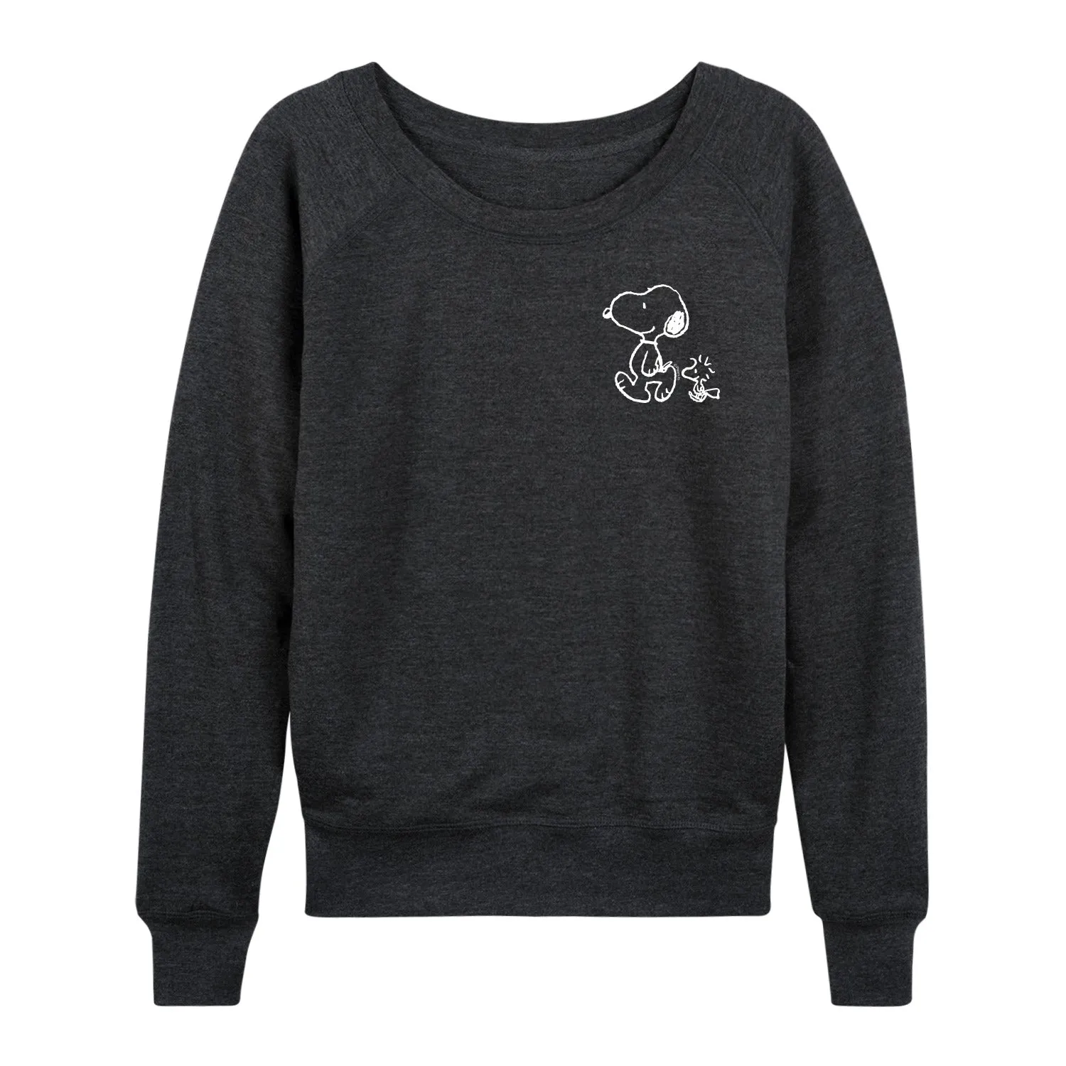 Peanuts - Snoopy Woodstock Walk - Women's French Terry Long Sleeve Pullover sold by Zulily product image thumbnail 3