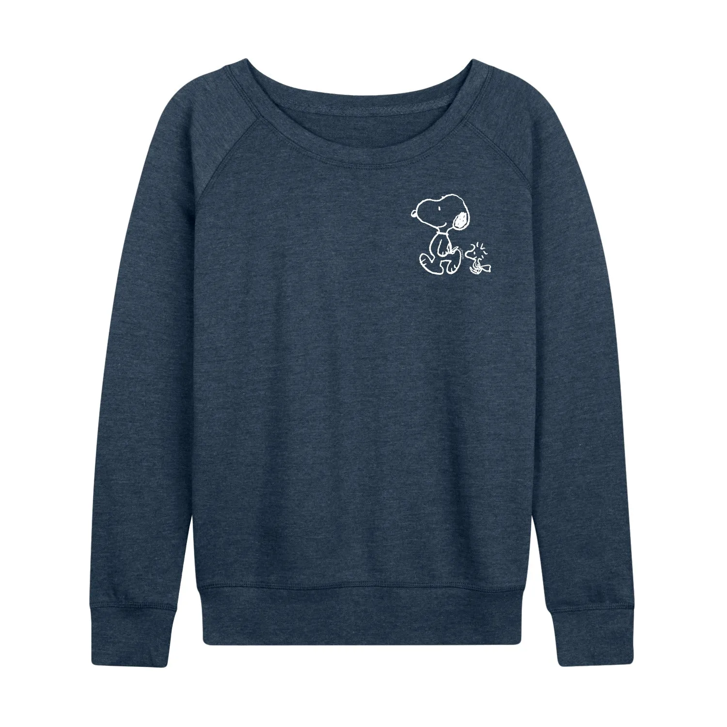 Peanuts - Snoopy Woodstock Walk - Women's French Terry Long Sleeve Pullover sold by Zulily product image thumbnail 4