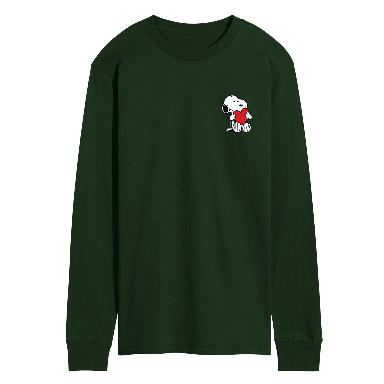 Peanuts - Valentines Hugging Heart - Men's Long Sleeve Graphic T-Shirt sold by Zulily product image thumbnail 5