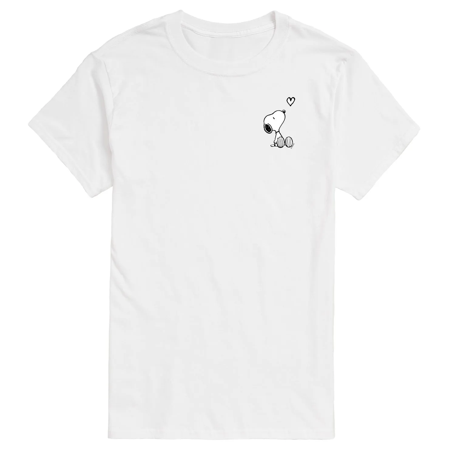 Peanuts - Snoopy Heart - Men's Short Sleeve Graphic T-Shirt sold by Zulily