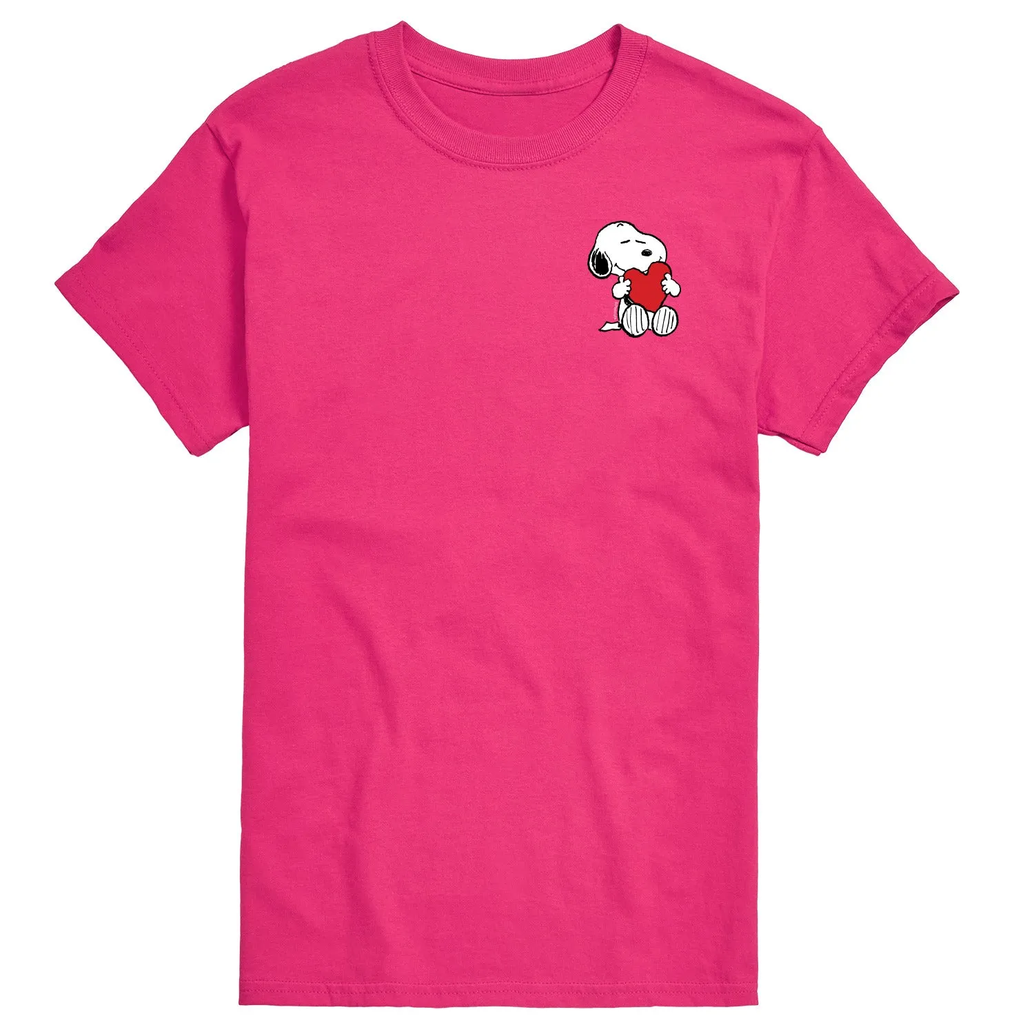 Peanuts - Valentines Hugging Heart - Men's Short Sleeve Graphic T-Shirt sold by Zulily product image thumbnail 3